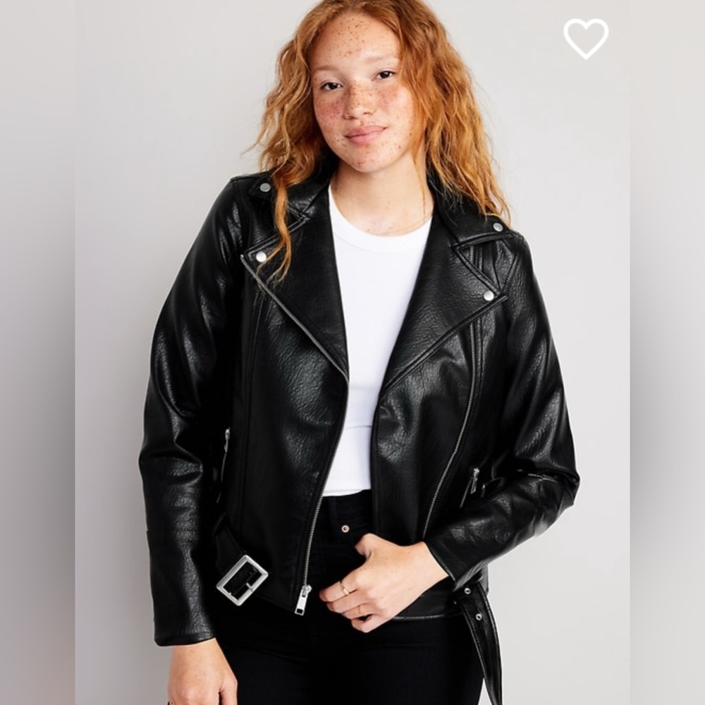 Old Navy faux leather jacket